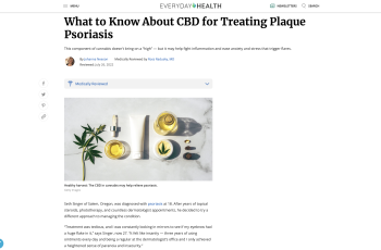 What to Know About CBD for Treating Plaque Psoriasis (EverydayHealth)